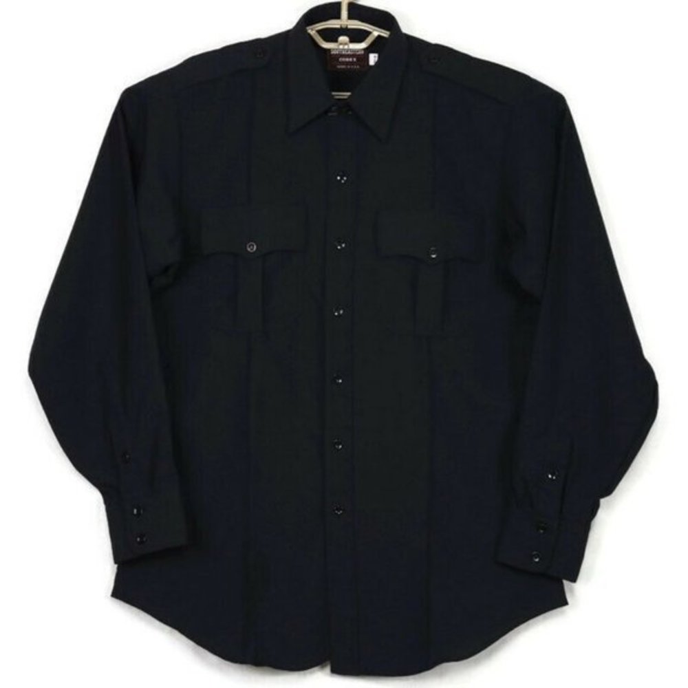 Southeastern Code 5 Police Deputy Uniform Shirt Blue Long Sleeve 16.5‎ 35